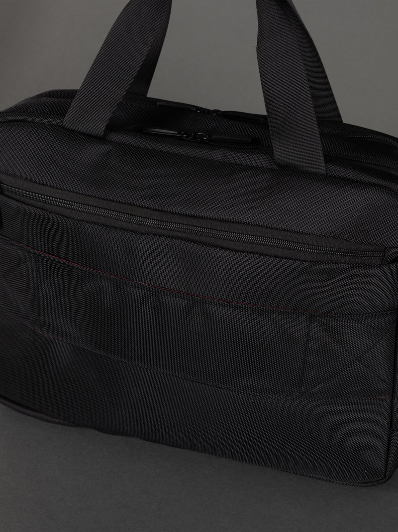 Highbury Black Business Bag – Professional Laptop Briefcase with Organiser Sections & Shoulder Strap