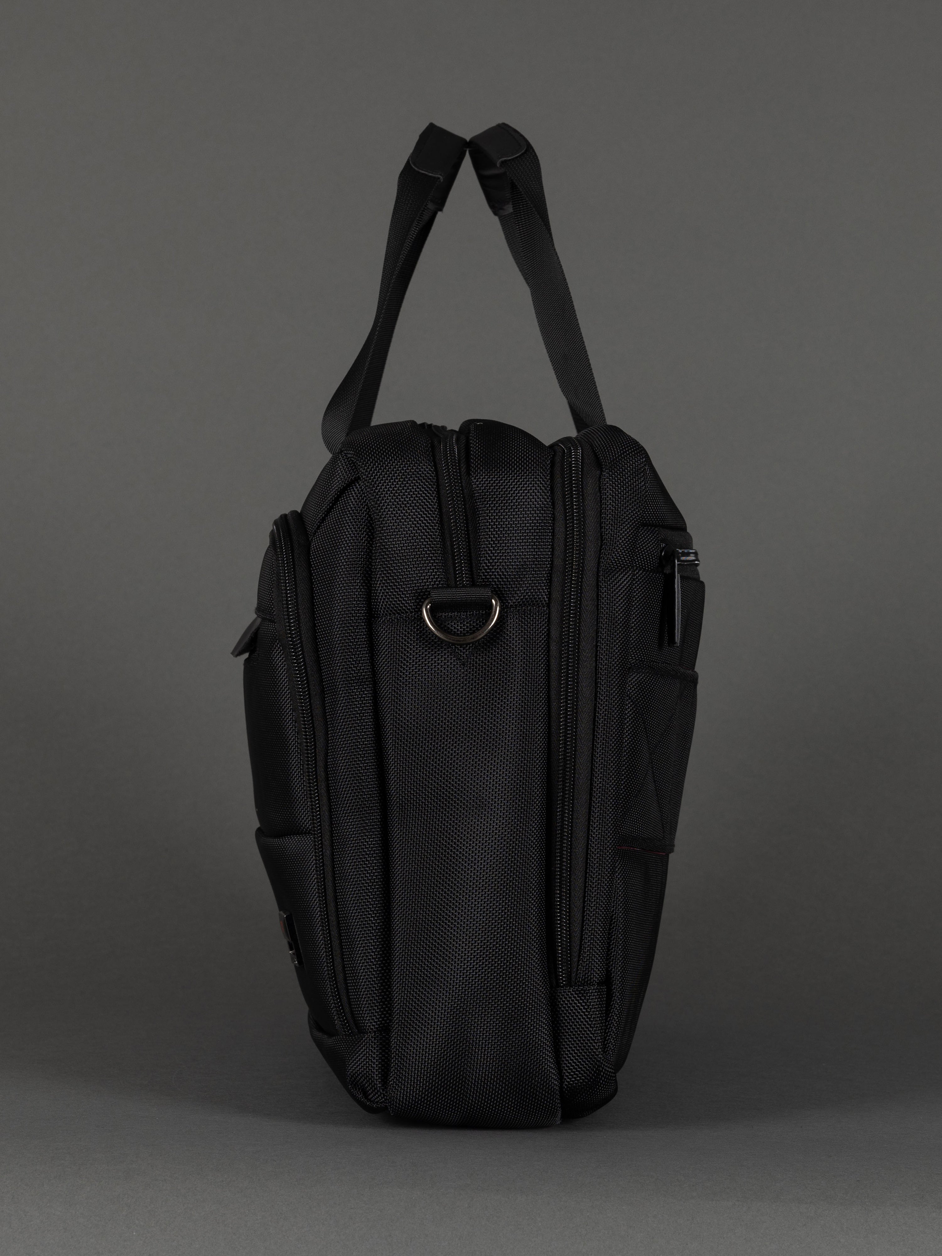 Highbury Black Business Bag – Professional Laptop Briefcase with Organiser Sections & Shoulder Strap
