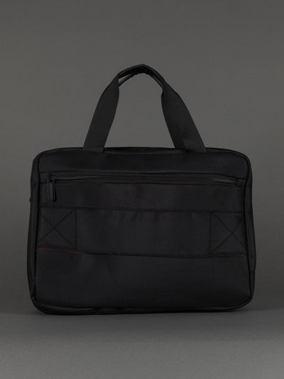 Highbury Black Business Bag – Professional Laptop Briefcase with Organiser Sections & Shoulder Strap