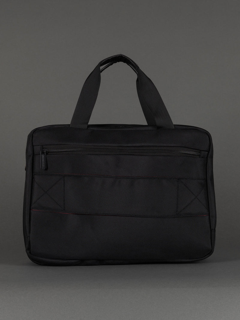 Highbury Black Business Bag – Professional Laptop Briefcase with Organiser Sections & Shoulder Strap