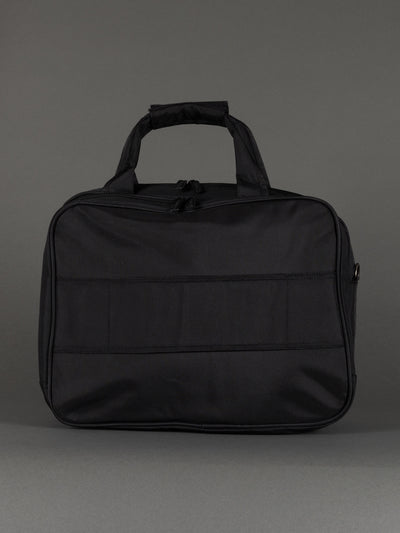 "Black professional laptop briefcase for school, office, and commuting"