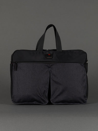 "Highbury minimalist A4 compact laptop bag in durable polyester"