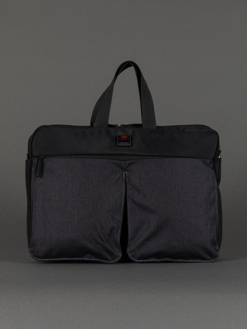 "Highbury minimalist A4 compact laptop bag in durable polyester"