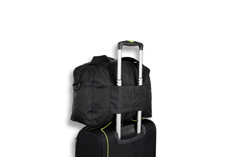 Highbury Foldable Flight bag With Strap, Personalized Luggage Tag, Weekender bag, Holiday Bag
