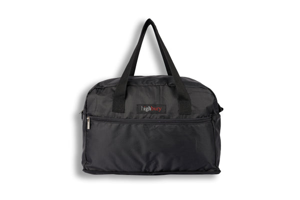 Highbury Foldable Flight bag With Strap, Personalized Luggage Tag, Weekender bag, Holiday Bag
