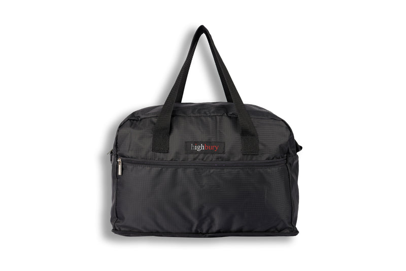 Highbury Foldable Flight bag With Strap, Personalized Luggage Tag, Weekender bag, Holiday Bag