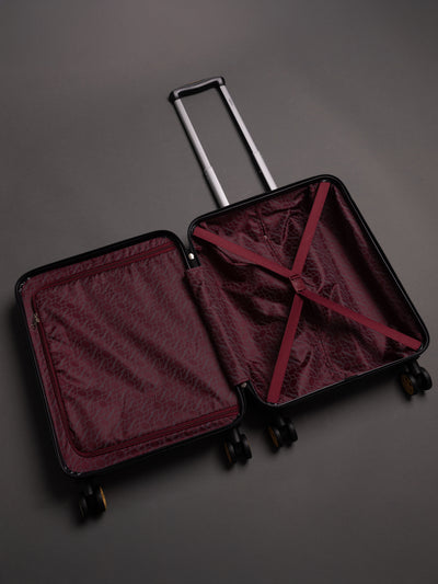 Highbury Burgundy Hardside Luggage Polypropylene Hard-Shell Spinner/Suitcase Set with 8 Wheels - 29 inches, 25 inches, 20 inches