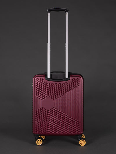 Highbury Burgundy Hardside Luggage Polypropylene Hard-Shell Spinner/Suitcase Set with 8 Wheels - 29 inches, 25 inches, 20 inches