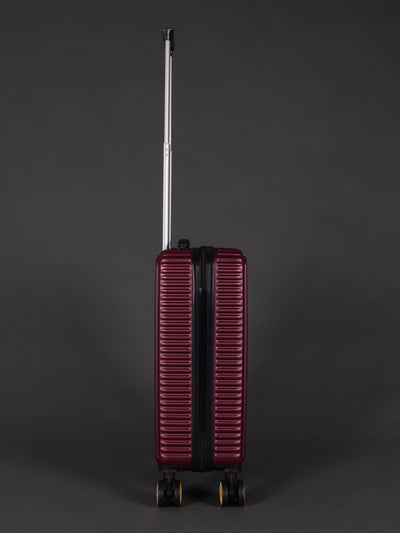 Highbury Burgundy Hardside Luggage Polypropylene Hard-Shell Spinner/Suitcase Set with 8 Wheels - 29 inches, 25 inches, 20 inches