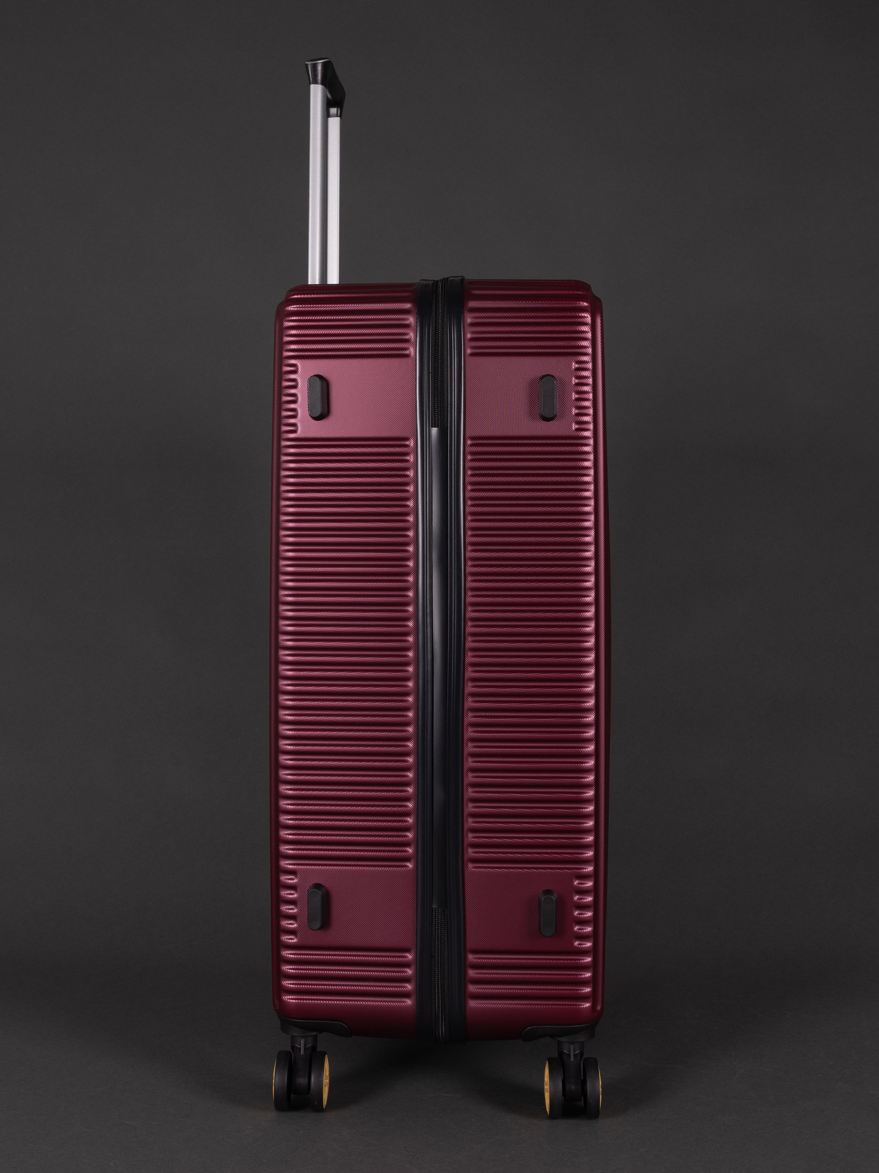 Highbury Burgundy Hardside Luggage Polypropylene Hard-Shell Spinner/Suitcase Set with 8 Wheels - 29 inches, 25 inches, 20 inches