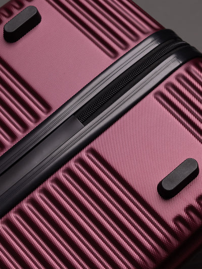 Highbury Burgundy Hardside Luggage Polypropylene Hard-Shell Spinner/Suitcase Set with 8 Wheels - 29 inches, 25 inches, 20 inches