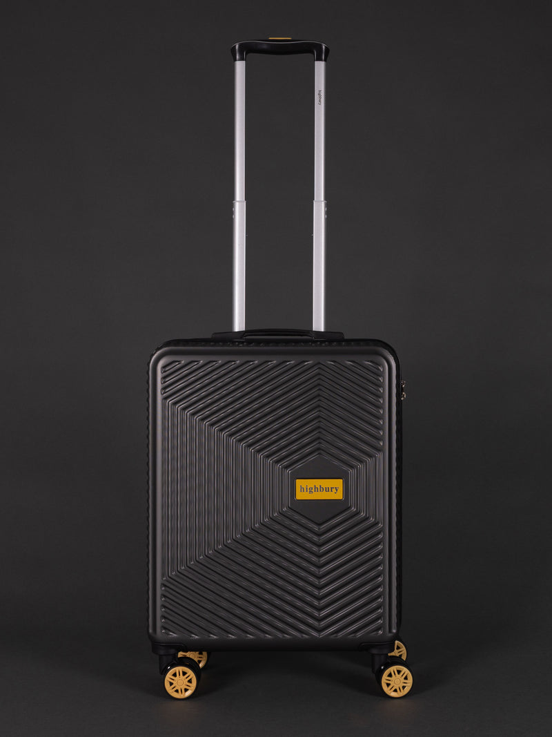"20 inch cabin hard shell suitcase with spinner wheels"
