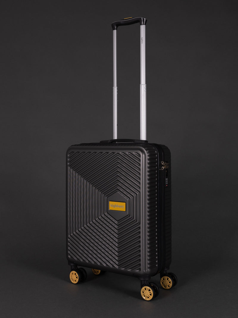 "Highbury 3 piece polypropylene luggage set for family travel"