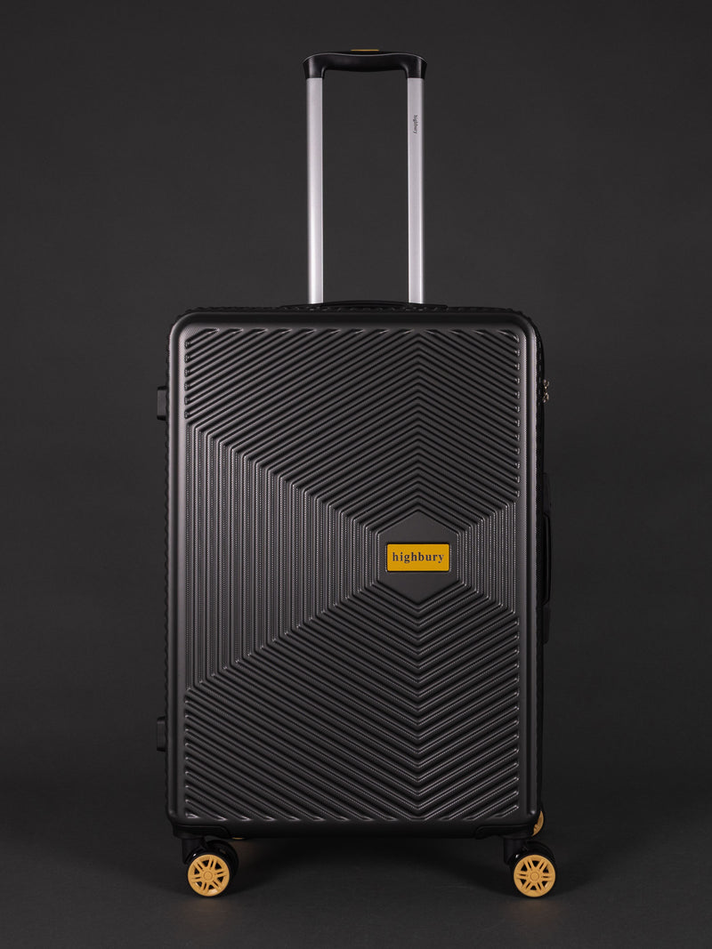 "25 inch medium polypropylene suitcase with telescopic handle"