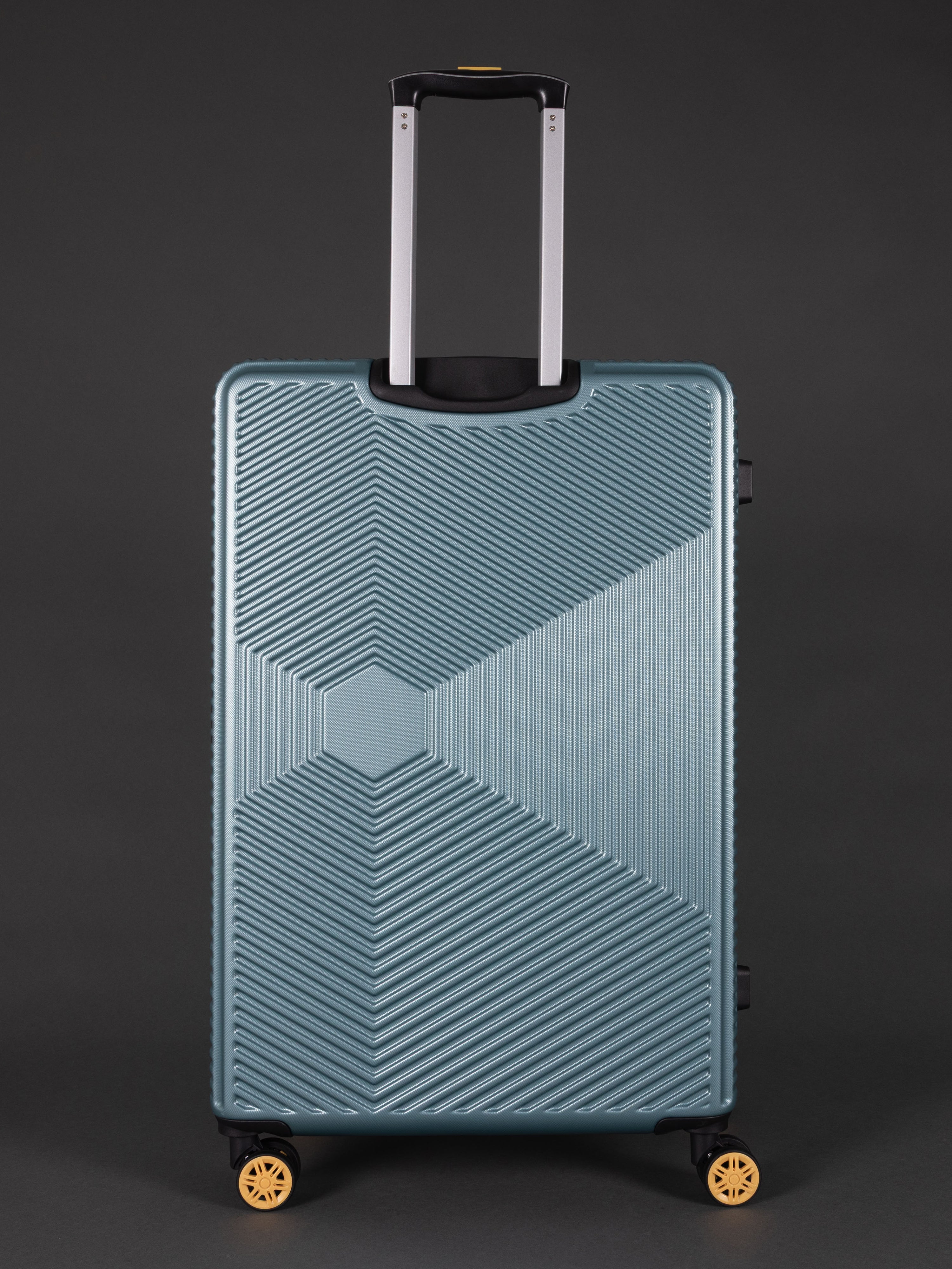 Highbury Sage Green Hardside 3-Piece Luggage Set – Polypropylene Suitcases with 8 Spinner Wheels (20", 25", 29")