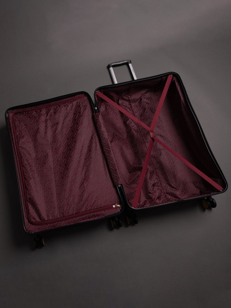 Highbury Sage Green Hardside 3-Piece Luggage Set – Polypropylene Suitcases with 8 Spinner Wheels (20", 25", 29")
