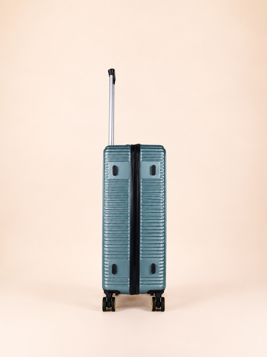 Highbury Sage Green Hardside 4-Piece Luggage Set – Polypropylene Suitcases with 8 Spinner Wheels (14", 16", 25", 29")