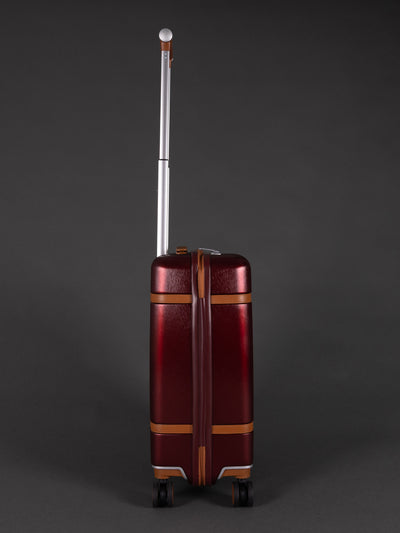 Highbury Elegance Burgundy TSA Hard-Shell 4-Wheel Spinner Luggage Set – 10 Year Warranty