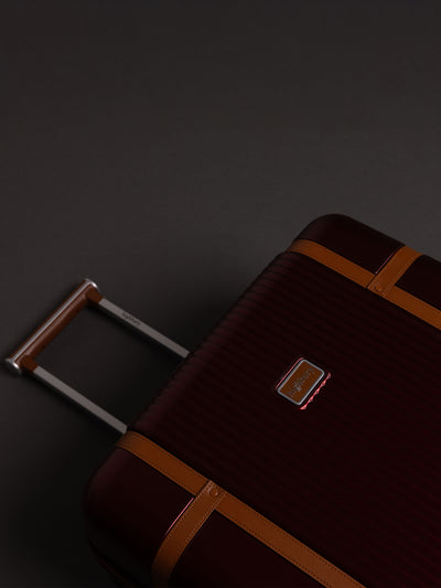 Highbury Elegance Burgundy TSA Hard-Shell 4-Wheel Spinner Luggage Set – 10 Year Warranty