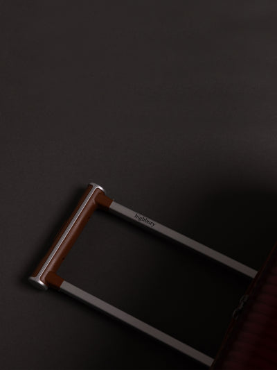 Highbury Elegance Burgundy TSA Hard-Shell 4-Wheel Spinner Luggage Set – 10 Year Warranty