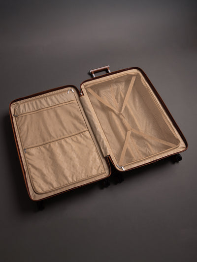 Highbury Elegance Burgundy TSA Hard-Shell 4-Wheel Spinner Luggage Set – 10 Year Warranty