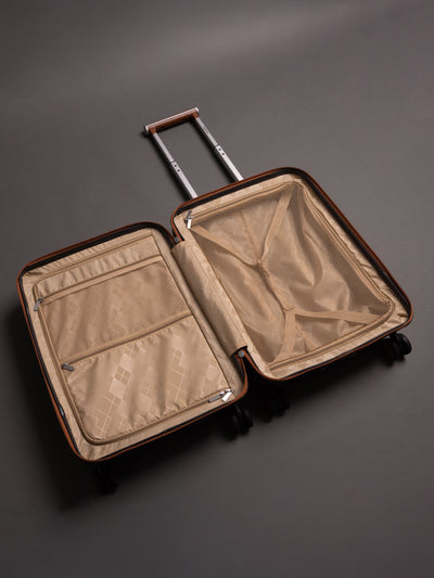 Highbury Elegance Dark Grey TSA Hard-Shell 4-Wheel Spinner Luggage – 10 Year Warranty