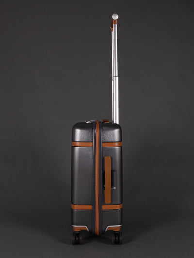 Highbury Elegance Dark Grey TSA Hard-Shell 4-Wheel Spinner Luggage – 10 Year Warranty