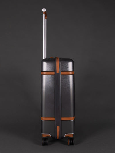 Highbury Elegance Dark Grey TSA Hard-Shell 4-Wheel Spinner Luggage – 10 Year Warranty