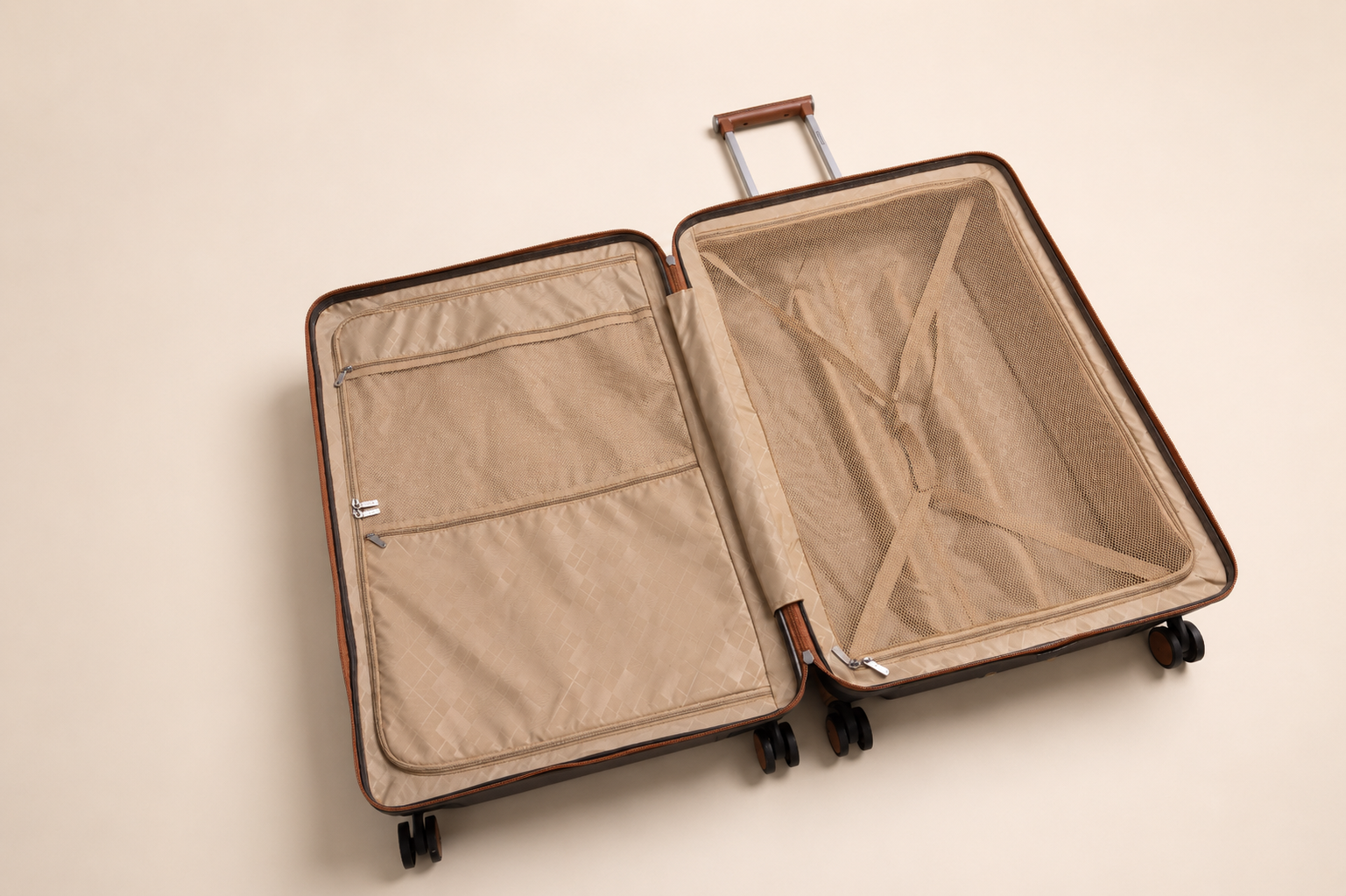 Highbury Elegance Dark Grey TSA Hard-Shell 4-Wheel Spinner Luggage – 10 Year Warranty