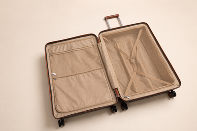 Highbury Elegance Dark Grey TSA Hard-Shell 4-Wheel Spinner Luggage – 10 Year Warranty