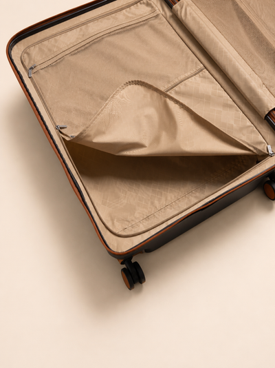 Highbury Elegance Dark Grey TSA Hard-Shell 4-Wheel Spinner Luggage – 10 Year Warranty