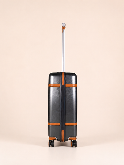 Highbury Elegance Dark Grey TSA Hard-Shell 4-Wheel Spinner Luggage – 10 Year Warranty