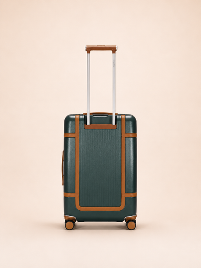 Highbury Elegance Forest Green TSA Hard-Shell 4-Wheel Spinner Luggage – 10 Year Warranty