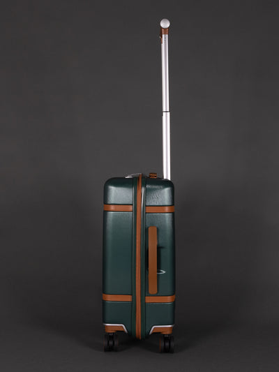 Highbury Elegance Forest Green TSA Hard-Shell 4-Wheel Spinner Luggage – 10 Year Warranty