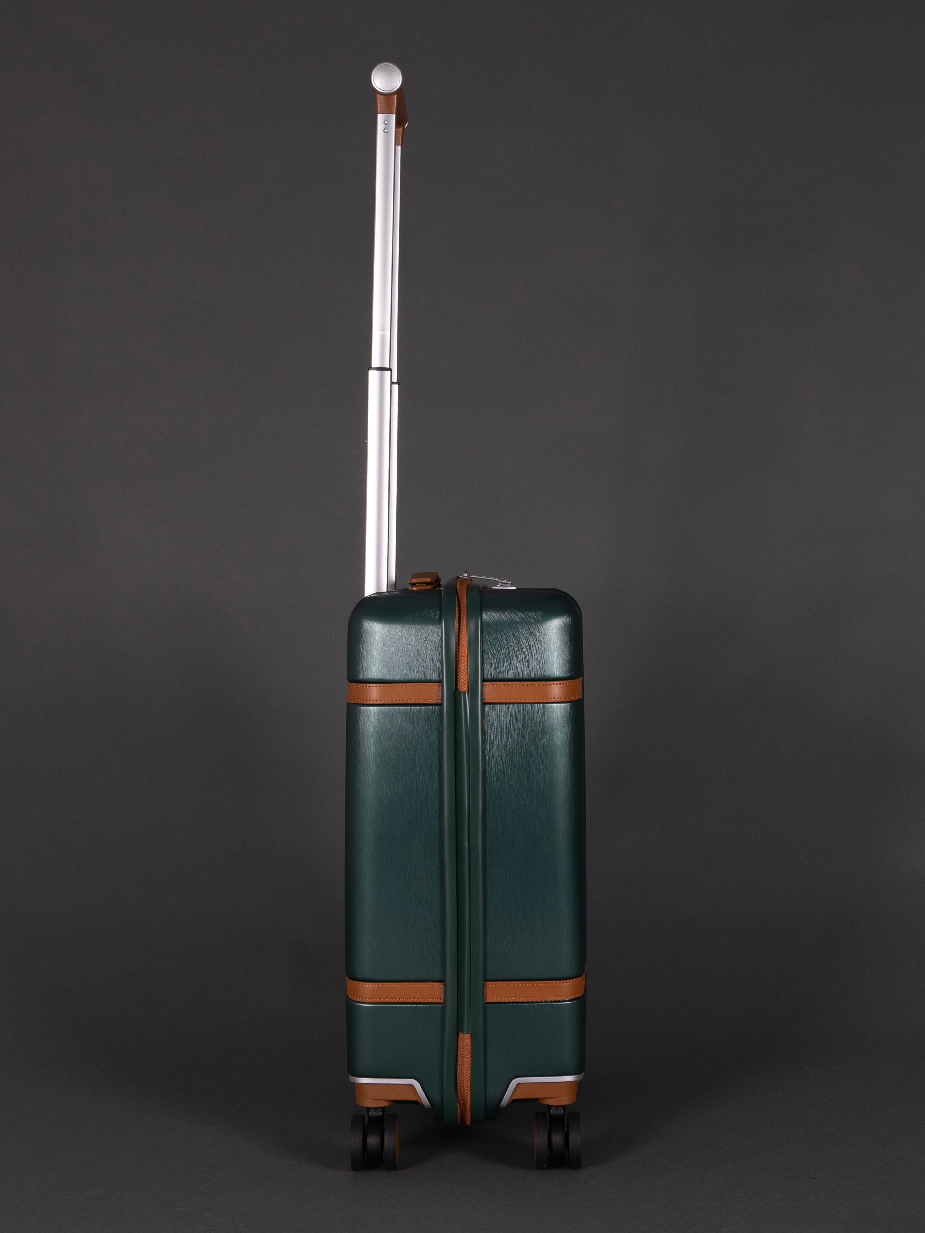 Highbury Elegance Forest Green TSA Hard-Shell 4-Wheel Spinner Luggage – 10 Year Warranty