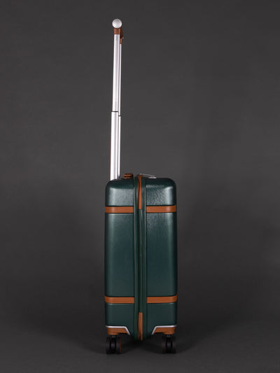 Highbury Elegance Forest Green TSA Hard-Shell 4-Wheel Spinner Luggage – 10 Year Warranty