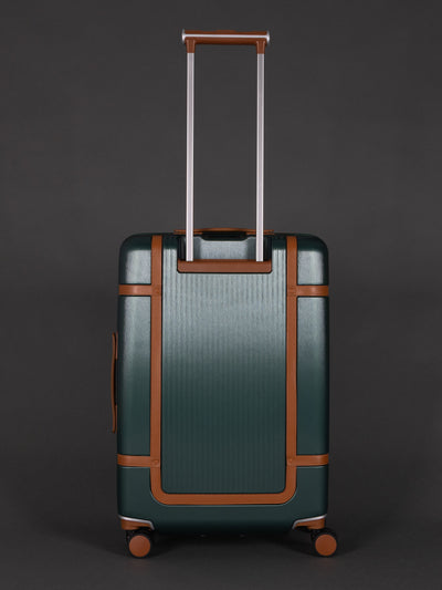 Highbury Elegance Forest Green TSA Hard-Shell 4-Wheel Spinner Luggage – 10 Year Warranty