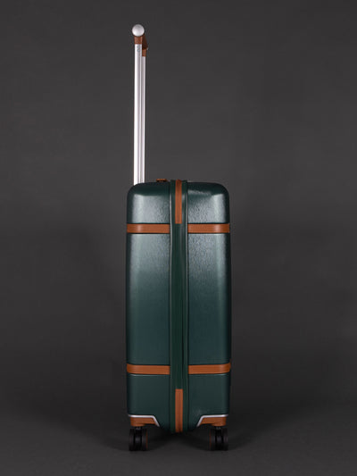 Highbury Elegance Forest Green TSA Hard-Shell 4-Wheel Spinner Luggage – 10 Year Warranty