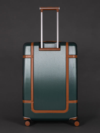 Highbury Elegance Forest Green TSA Hard-Shell 4-Wheel Spinner Luggage – 10 Year Warranty