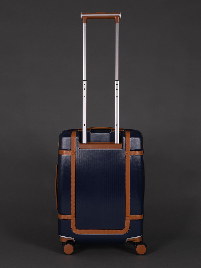 Highbury Elegance Navy TSA Hard-Shell 4-Wheel Spinner Luggage – 10 Year Warranty