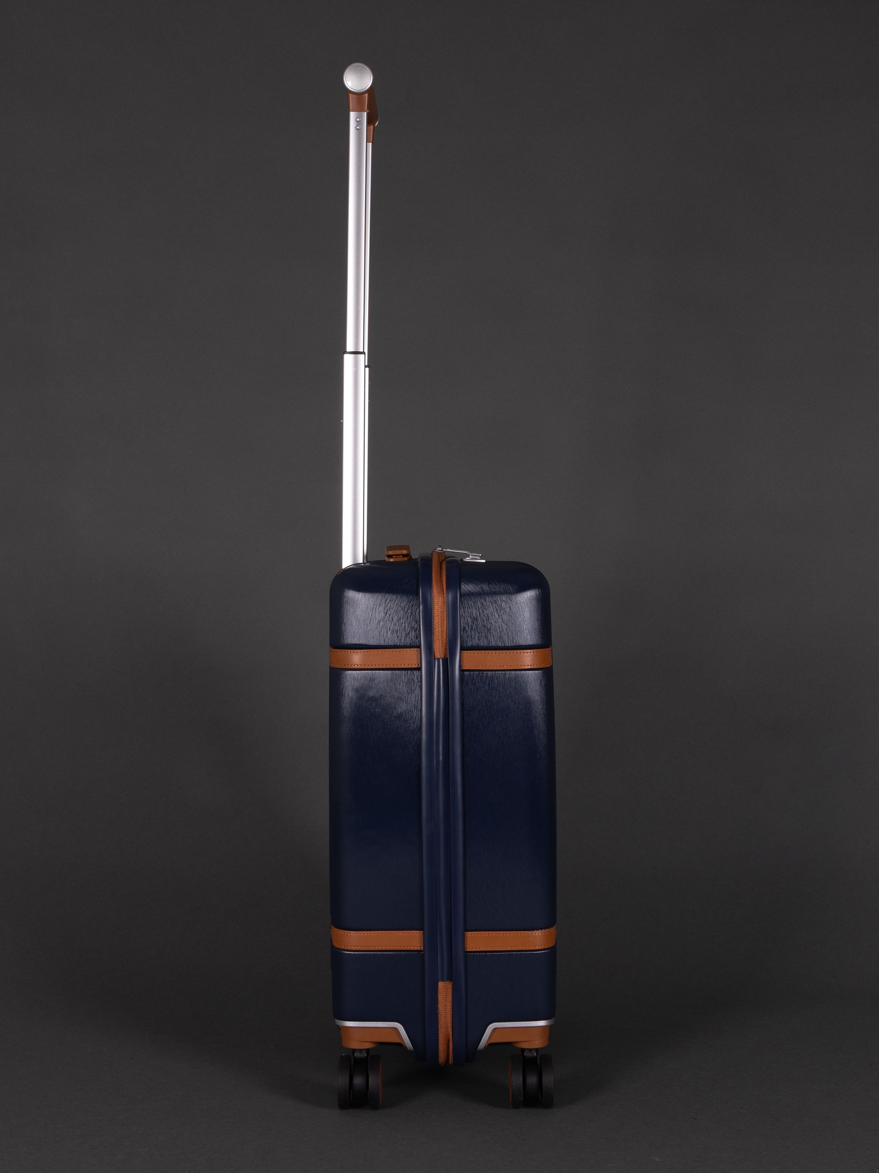 Highbury Elegance Navy TSA Hard-Shell 4-Wheel Spinner Luggage – 10 Year Warranty