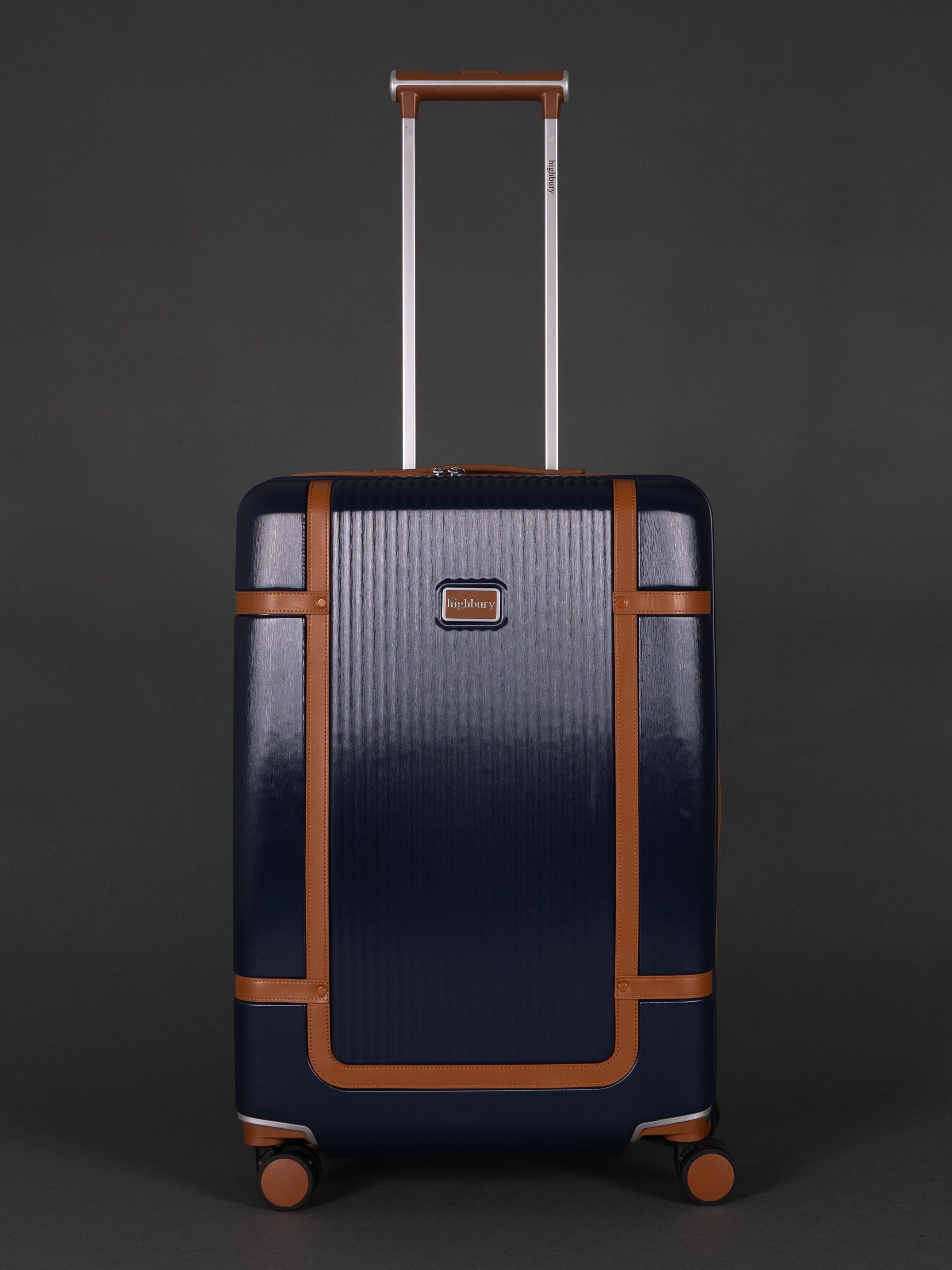 "Highbury Elegance 3 piece luggage set with 10-year warranty"