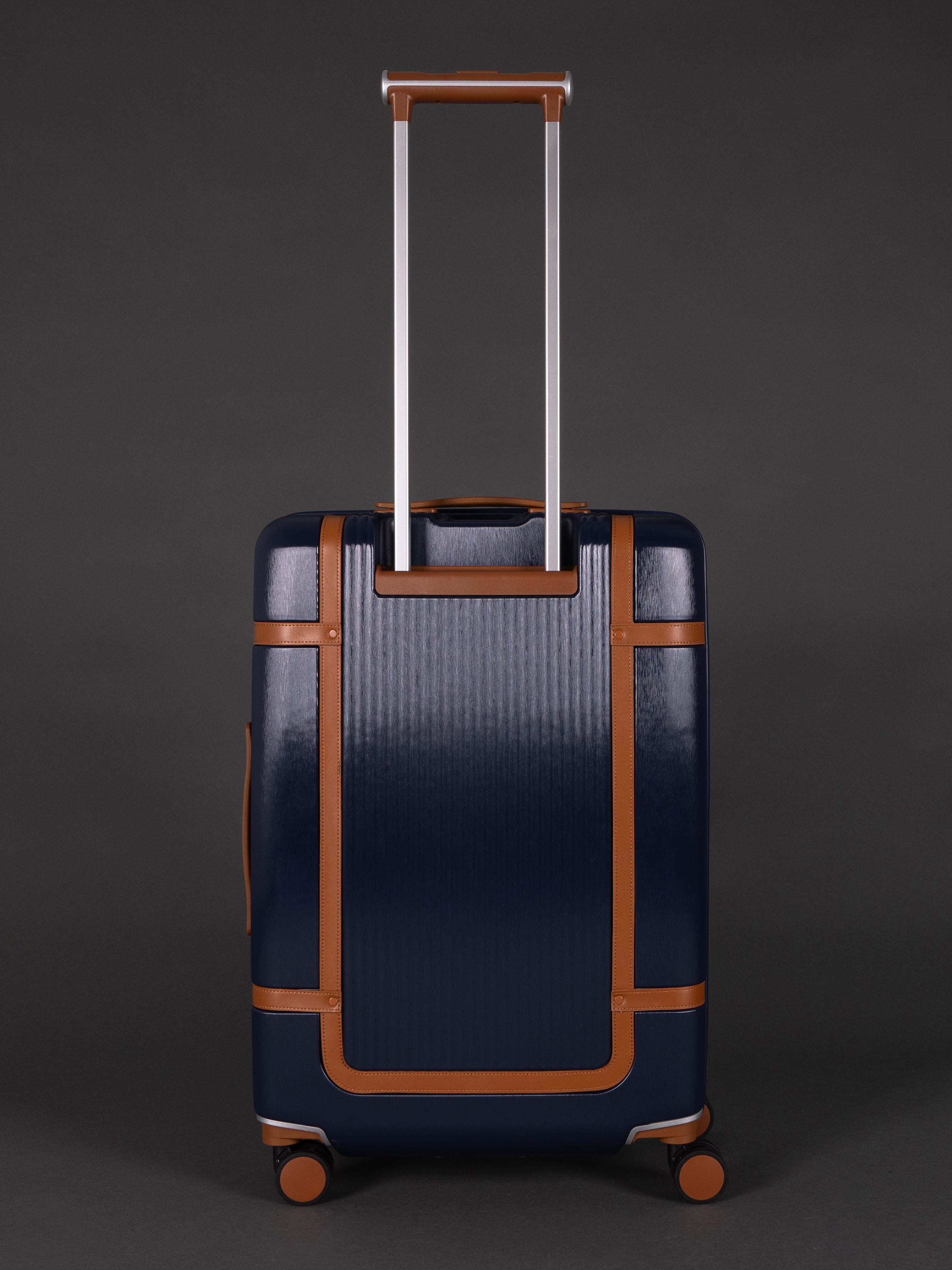 Highbury Elegance Navy TSA Hard-Shell 4-Wheel Spinner Luggage – 10 Year Warranty