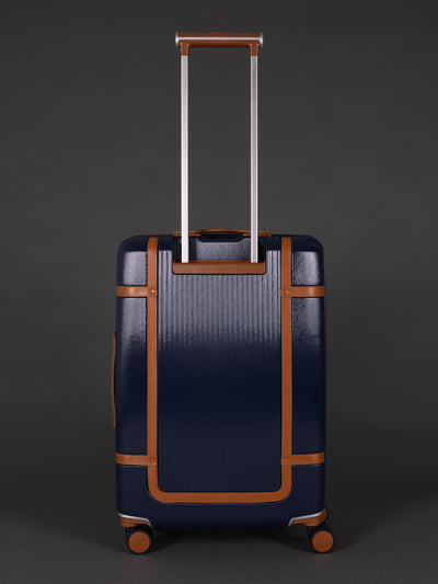 Highbury Elegance Navy TSA Hard-Shell 4-Wheel Spinner Luggage – 10 Year Warranty