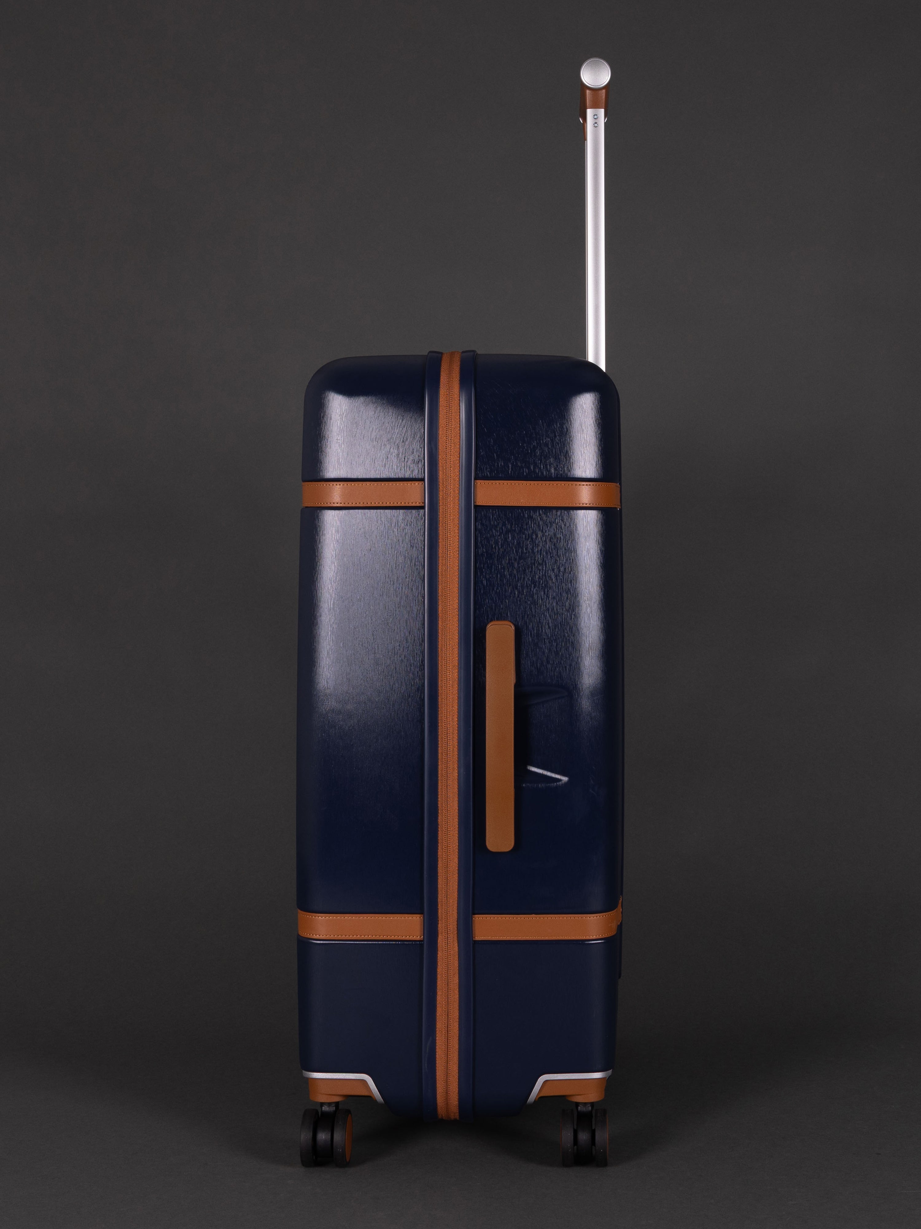 Highbury Elegance Navy TSA Hard-Shell 4-Wheel Spinner Luggage – 10 Year Warranty