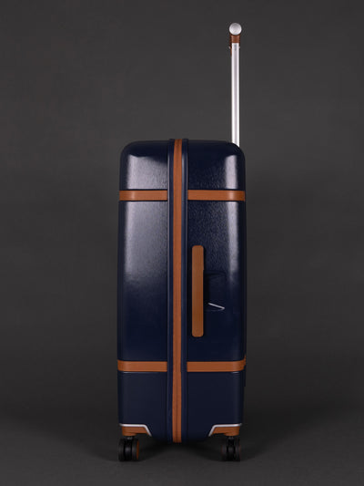 Highbury Elegance Navy TSA Hard-Shell 4-Wheel Spinner Luggage – 10 Year Warranty