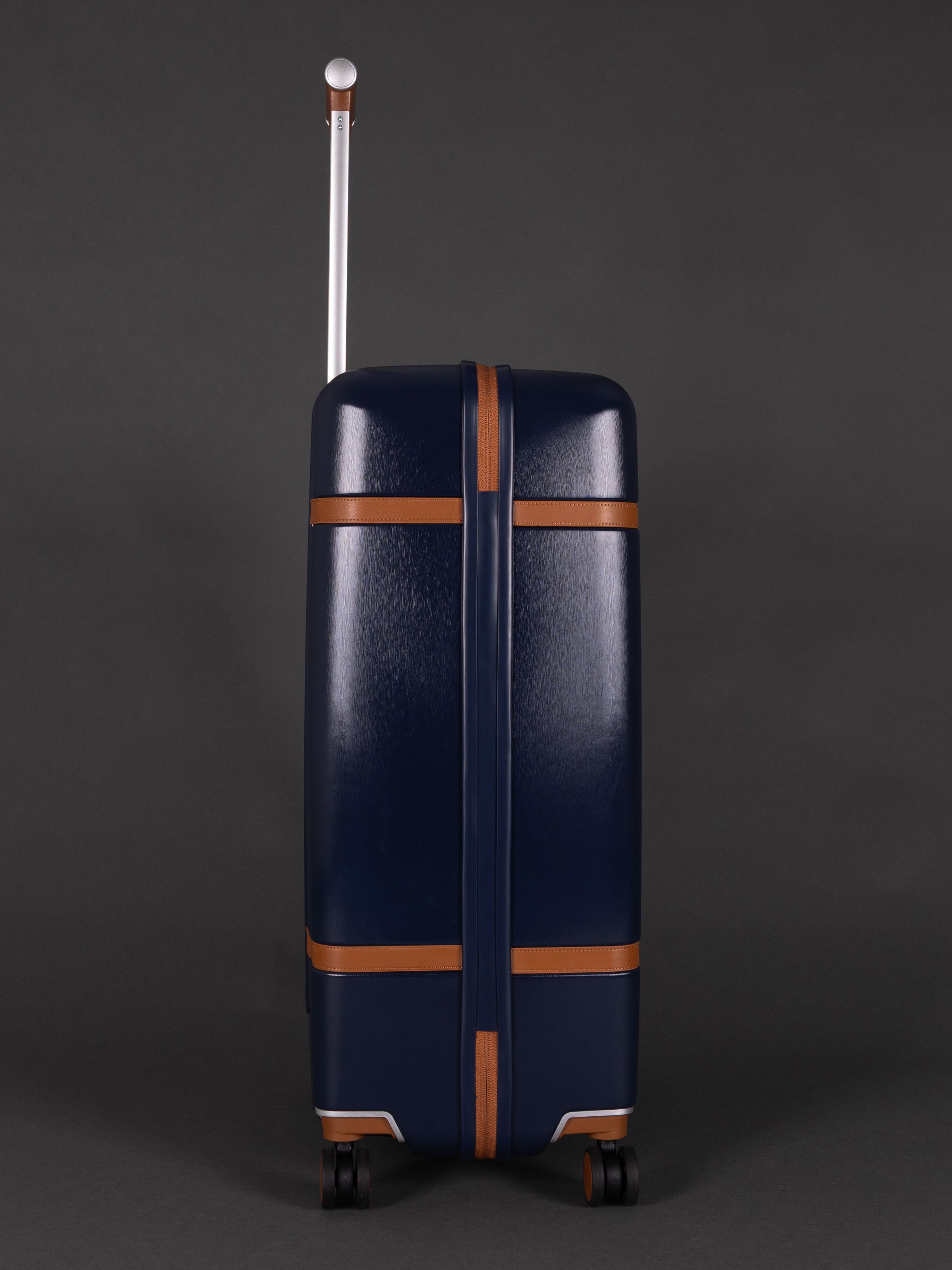 Highbury Elegance Navy TSA Hard-Shell 4-Wheel Spinner Luggage – 10 Year Warranty