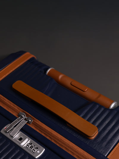 Highbury Elegance Navy TSA Hard-Shell 4-Wheel Spinner Luggage – 10 Year Warranty