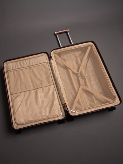 Highbury Elegance Navy TSA Hard-Shell 4-Wheel Spinner Luggage – 10 Year Warranty