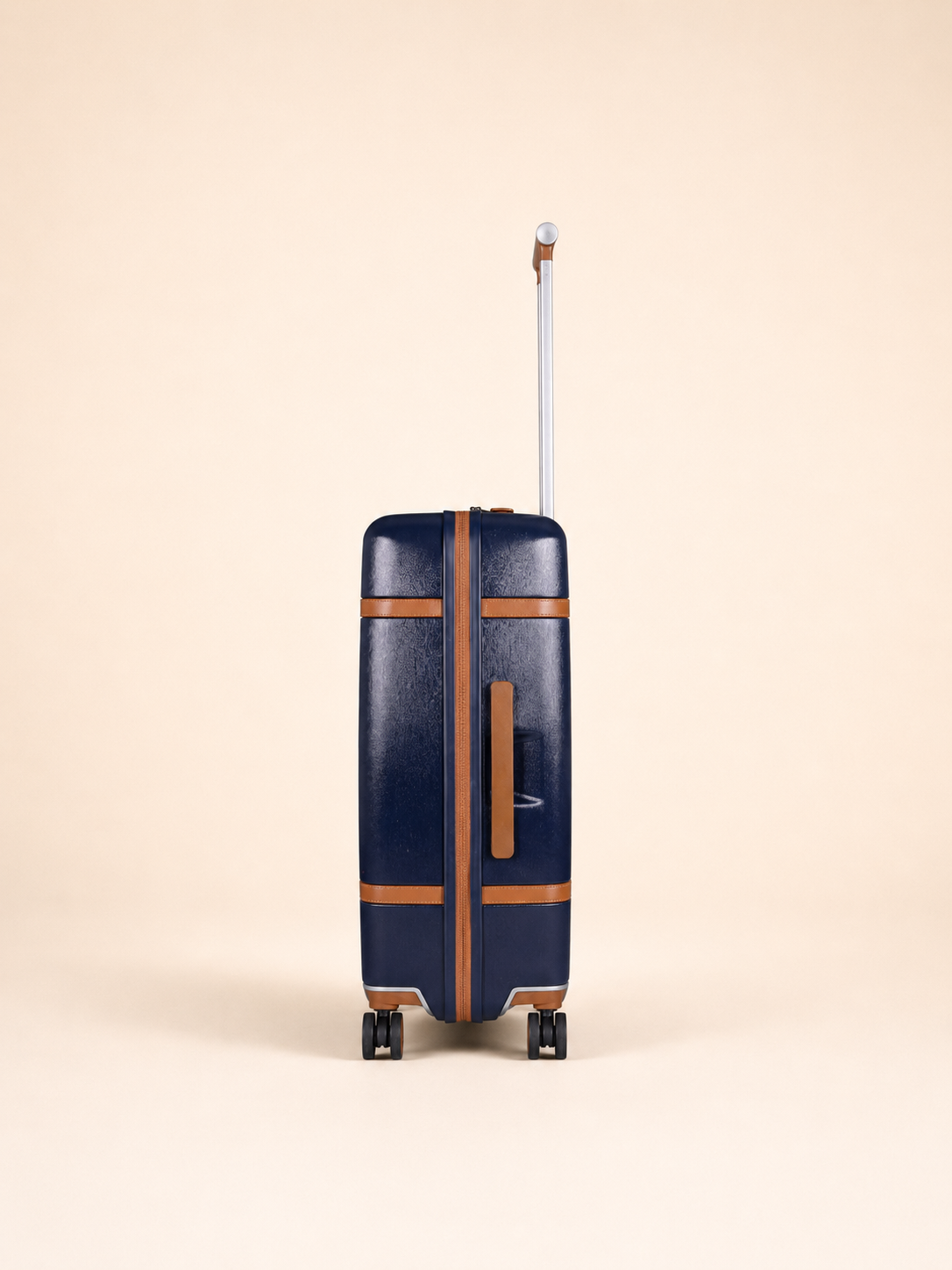 Highbury Elegance Navy TSA Hard-Shell 4-Wheel Spinner Luggage – 10 Year Warranty